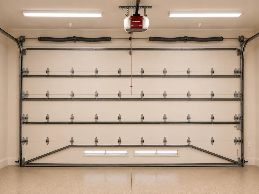 Custom Springs Replacement and Heavy Duty Opener Installation