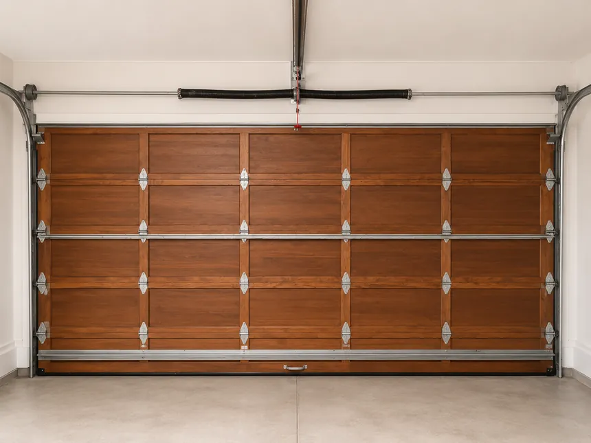 Wood Design Door, Springs and Tracks