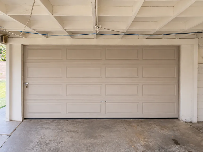 Installation of Sandstone Color, Long Panels Door