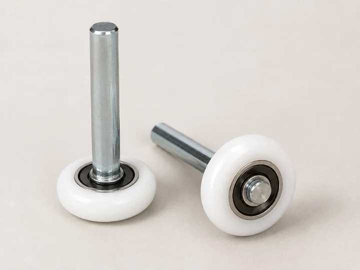 New sealed nylon garage door rollers with metal stems and ball bearings